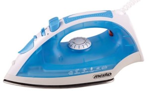 Żelazko parowe wysoka moc stalowa stopa 2200W Mesko MS5023