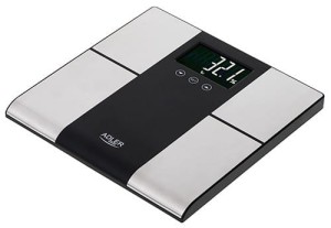 Waga łazienkowa analityczna 5w1 max 225kg tłuszcz mięśnie kości woda Adler AD8165