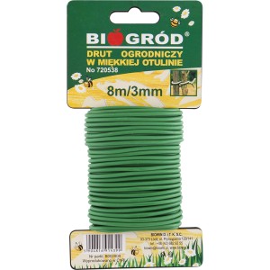 Drut ogrodniczy w miękkiej otulinie 8m x 3mm Browin 720538