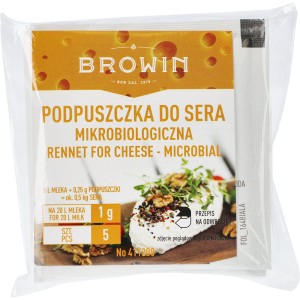 Podpuszczka do serów 5x1g Biowin 411200
