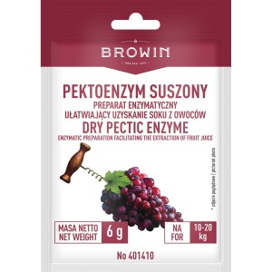 Pektoenzym suszony 6g na 20kg Biowin 401410