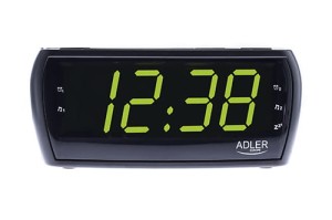Radiobudzik FM/AM Wyświetlacz LED Zegar Duże cyfry Adler AD1121