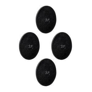 Metalowe podkładki nano-żelowe 7,5cm czarne 4 sztuki Silwy U000-03LB-4