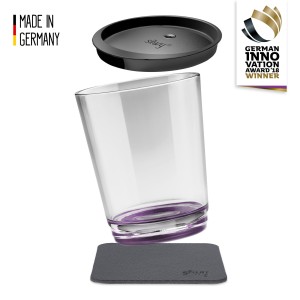 Szklanka magnetyczna 250ml + podkładka Very Berry Silwy S025-1506-1