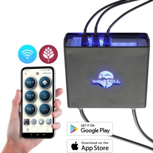 Termometr do destylacji Wi-Fi 3 sondy funkcja włączania wyłączania grzałki Browin 220307