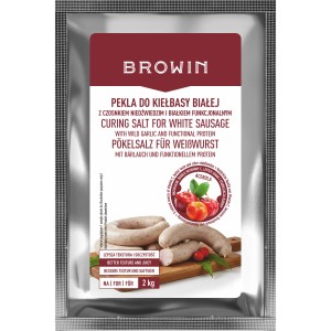 Pekla do kiełbasy białej na 2kg z białkiem funkcjonalnym i acerolą 66g Browin 310037