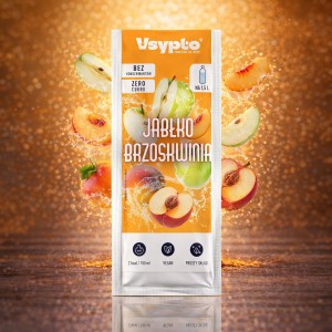 Vsypto Jabłko Brzoskwinia na 1,5L bez cukru 9g woda gaz lub bez 2kcal/100ml Browin 402030