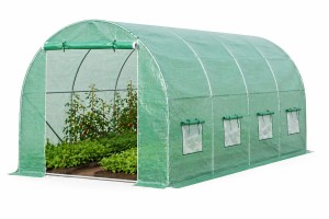 Szklarnia ogrodowa folia wielosezonowa okna zasuwane wejście 3 x 6 x 2 m Browin 722818