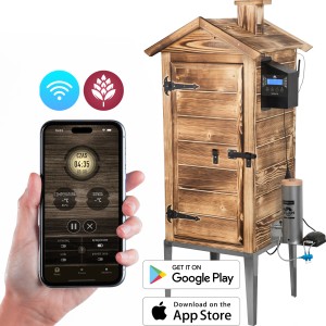 Wędzarnia 200L Wi-Fi z elektrycznym modułem grzejnym do 25kg mięsa 1,5kW Browin 330404