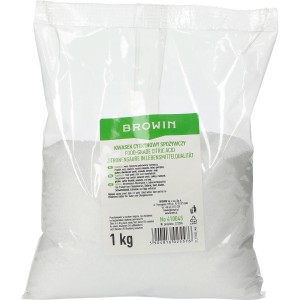 Kwas kwasek cytrynowy 1kg spożywczy naturalny czysty Browin 410045