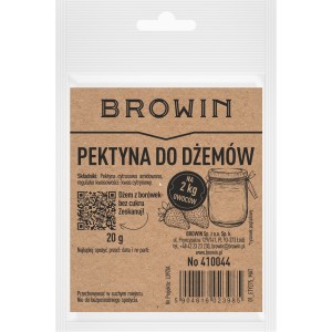 Pektyna cytrusowa amidowana do dżemów konfitur galaretek na 2 kg owoców bez cukru Browin 410044
