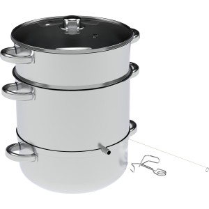 Sokownik nierdzewny parowar 8l Browin 800508