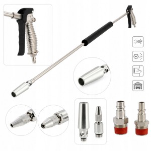 PISTOLET do PRZEDMUCHIWANIA PRZEDMUCHU DŁUGI 95cm 2 DYSZE AIRPRESS 45027