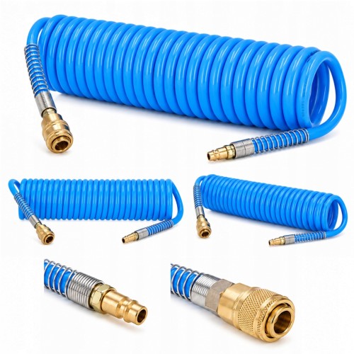 PRZEWÓD CIŚNIENIOWY WAŻ SPIRALNY 12x8mm 10m 12 BAR AIRPRESS 4304210