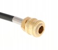 WĄŻ PNEUMATYCZNY GUMOWY OKUTY 10x6mm 10m z SZYBKOZŁĄCZKAMI AIRPRESS 40460