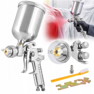 PISTOLET LAKIERNICZY HP 5bar DYSZA 3.0mm ZBIORNIK 400ml AIRPRESS 45184-3.0