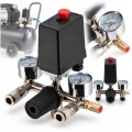 REDUKTOR CIŚNIENIA WYŁĄCZNIK KOMPRESORA 2 MANOMETRY AIRPRESS 36840-R