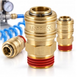 Szybkozłącze pneumatyczne 1/2" Euro gwint zewnętrzny Airpress 4301506
