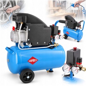 Kompresor olejowy sprężarka tłokowa 24 l 8 bar Airpress HL 150-24 36744-E