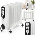 Grzejnik elektryczny olejowy olejak 15 żeberek termostat 1000 W/1500 W/2500 W Adler AD7819