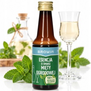 Esencja zaprawka o smaku mięty ogrodowej na 4 l alkoholu likieru 40 ml Browin 404195
