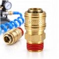 Szybkozłącze pneumatyczne 1/4" Euro gwint zewnętrzny Airpress 46842