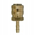 Szybkozłącze pneumatyczne Euro na wąż 6 mm mosiężne Airpress 4301507