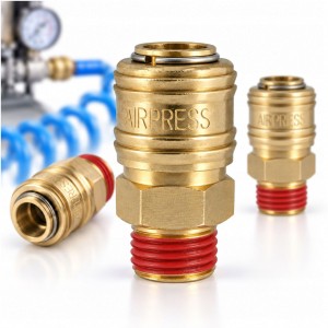Szybkozłącze pneumatyczne 3/8" Euro gwint zewnętrzny Airpress 46847