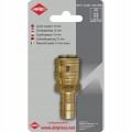 Szybkozłącze pneumatyczne Euro na wąż 13 mm mosiężne Airpress 4301508