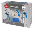 Zestaw 7 narzędzi – pistolet lakierniczy, przedmuch, pompowanie  Airpress 45897