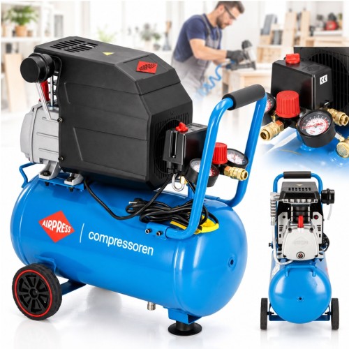 Kompresor olejowy sprężarka tłokowa 24 l 8 bar Airpress HL 260-25 36871