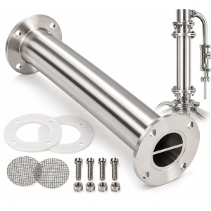 Łącznik kolumny moduł destylatora fi 48,3 mm, długość 250 mm Browin 341409