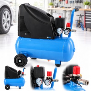 Kompresor bezolejowy 8 bar, zbiornik 24 l, sprężarka tłokowa Airpress 36741-K1