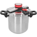 Szybkowar stalowy 8 l regulacja 60/100 kPa średnica 22 cm indukcja Browin 340208