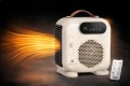 Termowentylator grzejnik elektryczny farelka 1000/2000 W LED timer pilot Adler AD7756