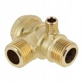 Zawór zwrotny do kompresora pionowego 50 l 1/2" × 1/2" × 1/8" Airpress 4385143