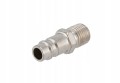 Złącze stalowe hartowane, gwint zewnętrzny 1/4", typ Euro Airpress 43E772