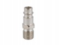 Złącze stalowe hartowane, gwint zewnętrzny 1/4", typ Euro Airpress 43E772